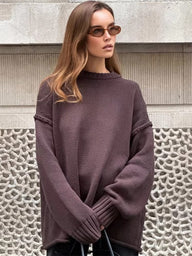 Pullover lavorato a maglia larga Joyce