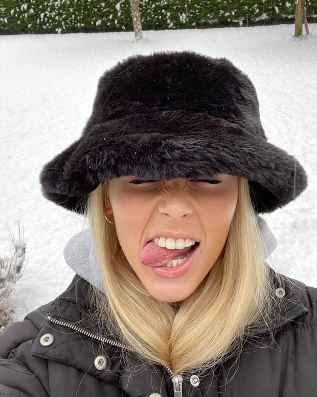 SOERA Pauleen Fluffy Bucket Hat - Winter Hats - 3256809632924783-;Cb1764102178382081802 White