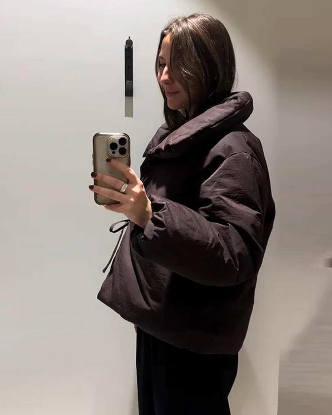 SOERA Suzy High Collar Tie - Up Puffer Jacket - Women's Outerwear - 1005010209484725-;yi1762998398931228261 Brown L